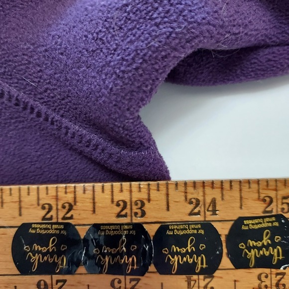 Tradition Country Collection Women's Purple Fleece Full Zip Up Jacket L - Picture 3 of 5